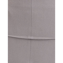 Bicolor Wool Skirt