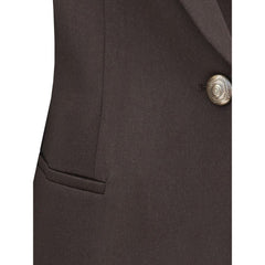 Brown Wool Blazer