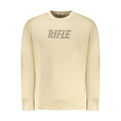Beige Cotton Men Sweater
