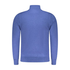 Blue Polyester Men's Sweater