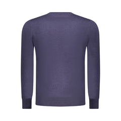 Blue Polyester Men's Sweater