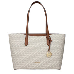 Beige Fabric Shoulder Bag
