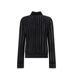 Black Elastane Sweatshirt
