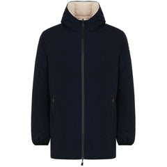 Blue Polyester Jackets & Coat