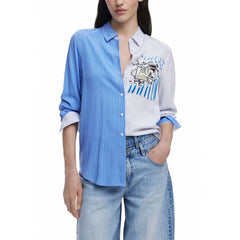 Light Blue Viscose Blouse
