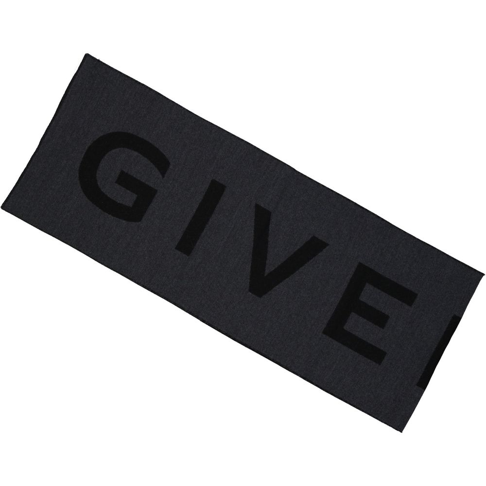 Wool Logo Scarf