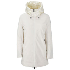 White Polyester Jackets & Coat