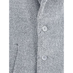 Gray Polyester Coat