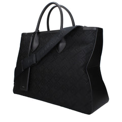 Black Fabric Handbag
