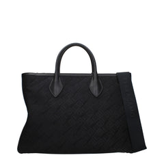 Black Fabric Handbag