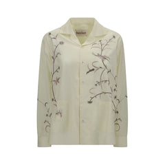 Yellow Cotton Pattern Shirt