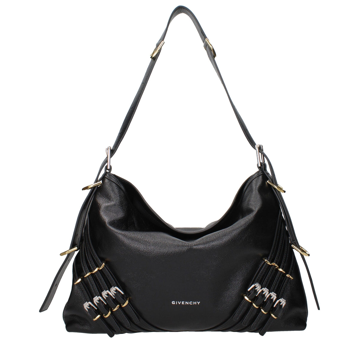 Black Leather Shoulder Bag