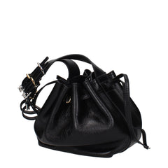 Black Leather Crossbody Bag