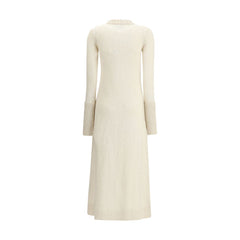 White Cashmere Casual Dress
