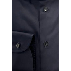 Black Cotton Men's Shirt