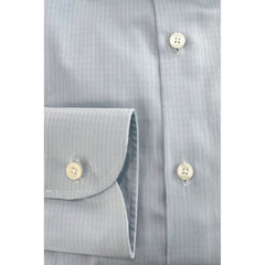 Light Blue Cotton Men Shirt