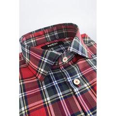 Multicolor Cotton Men Shirt
