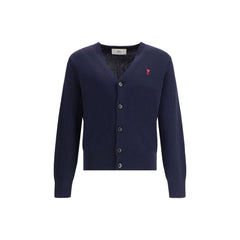 Blue Merino Wool Cardigan