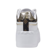 White Polyethylene Platform Pumps