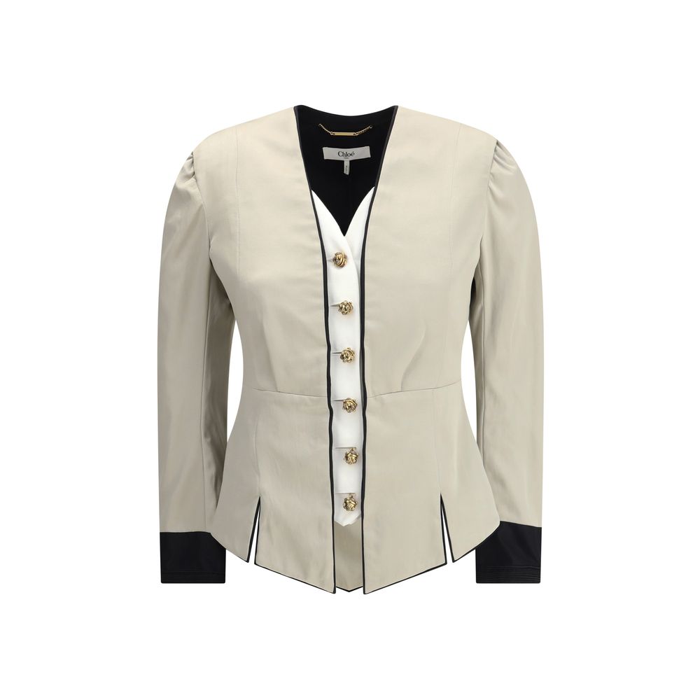 Silver Silk Coat