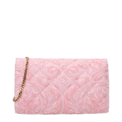 Pink Fabric Clutch Bag