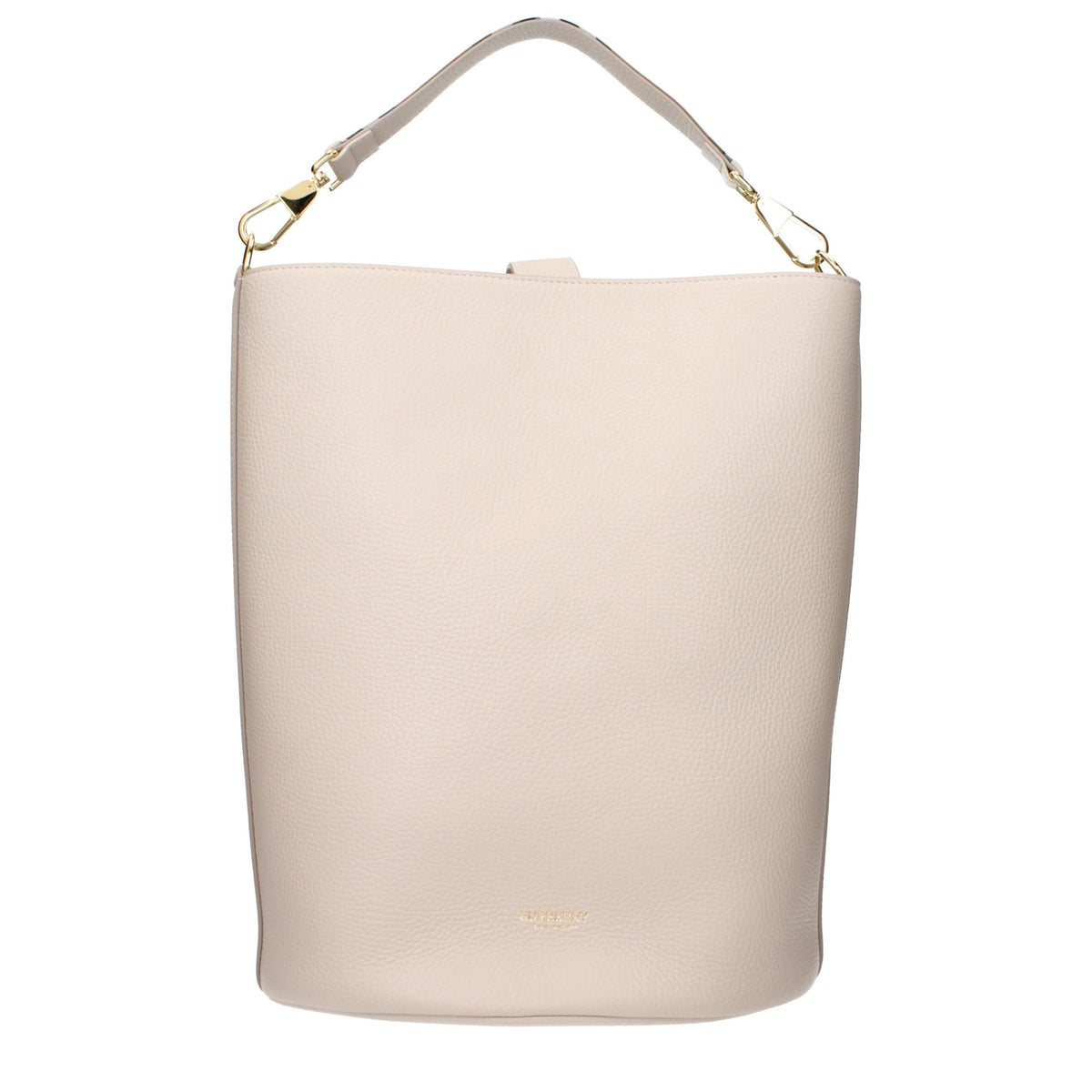 Beige Leather Handbag
