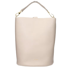Beige Leather Handbag