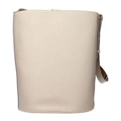 Beige Leather Handbag