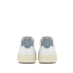 White Leather Low Top Sneakers