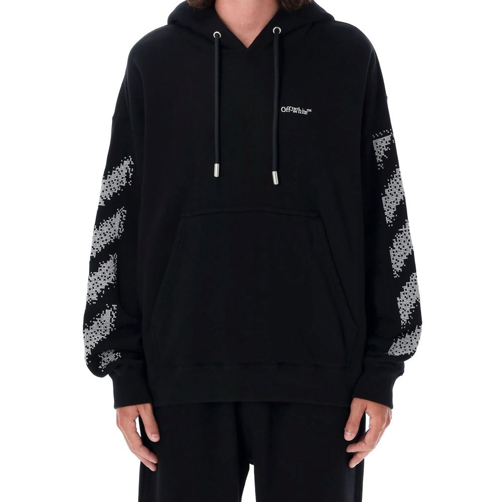 Black Cotton Sweatshirt