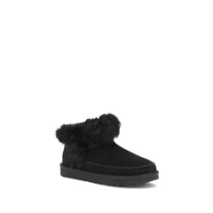 Black Leather Ankle Boots