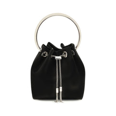 Black Silk Backet Bag