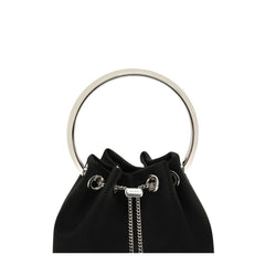 Black Silk Backet Bag
