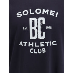 تي شيرت قطني أزرق