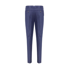 Blue Fleece Wool Pants