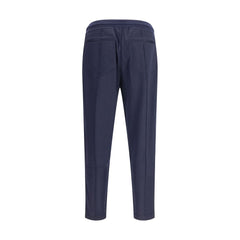 Blue Cashmere Athletic Pants