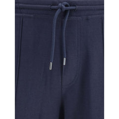 Blue Cashmere Athletic Pants