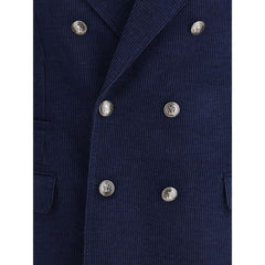 Blue Wool Coat