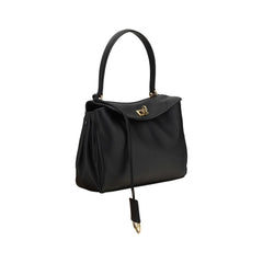 Black Calf Leather Bos Taurus Shoulder Bag