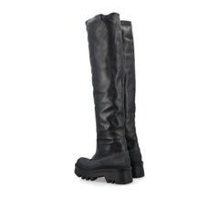Black Leather Over The Knee