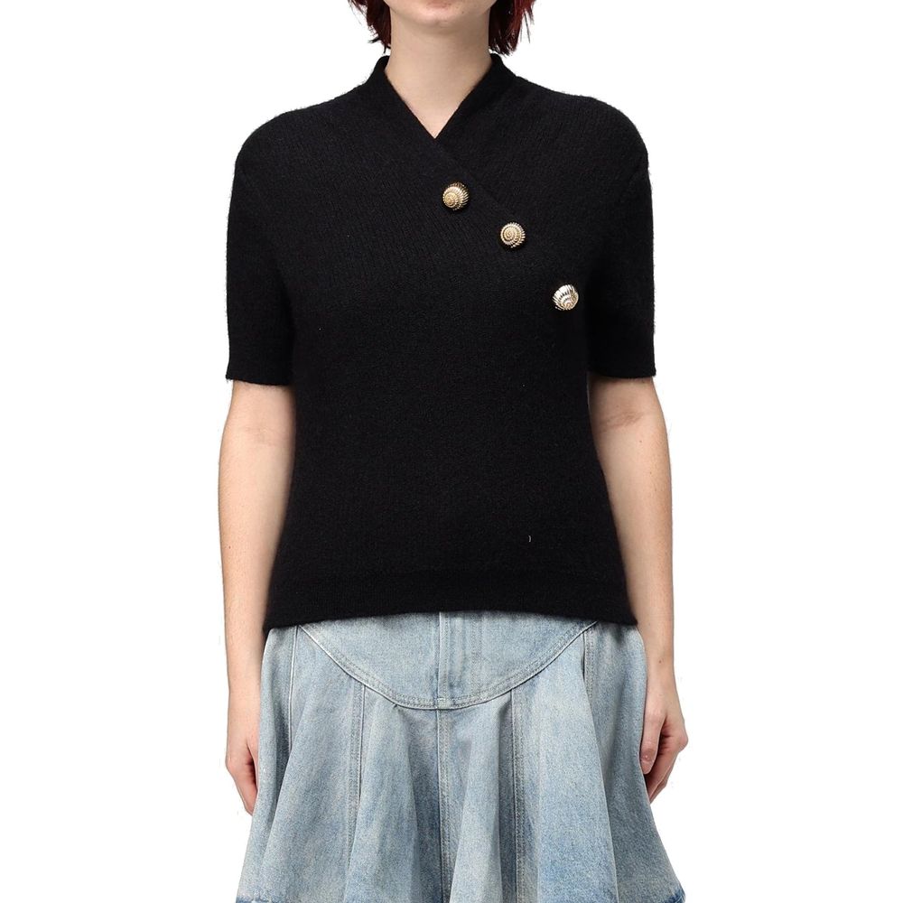 Black Merino Wool Tank Tops