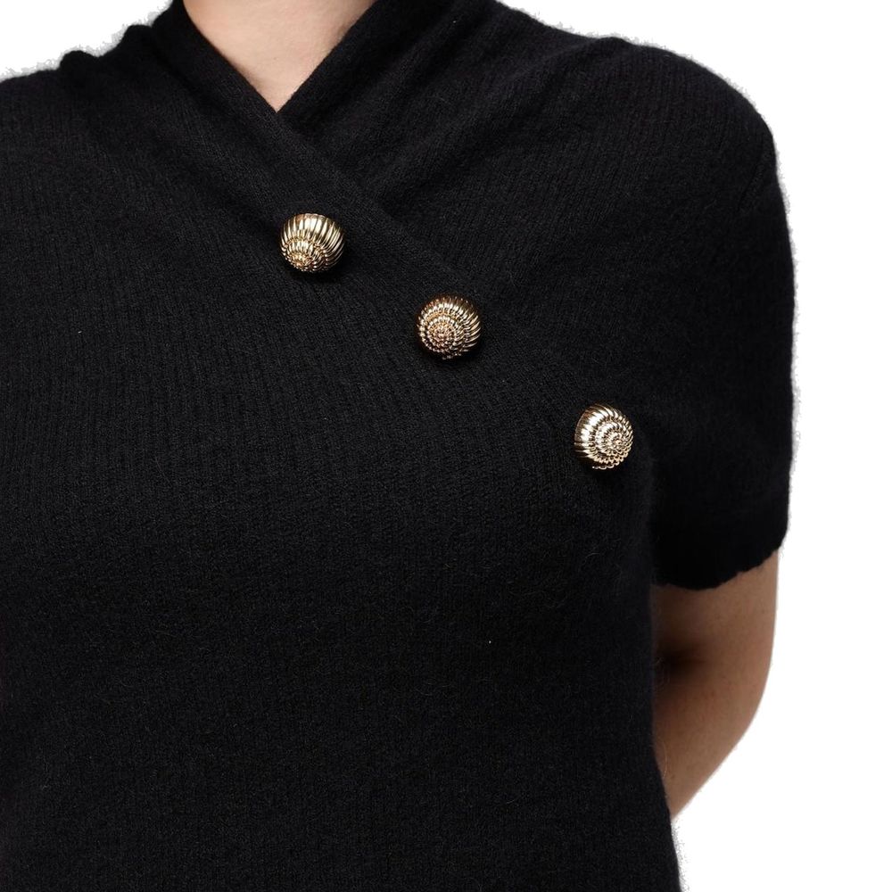 Black Merino Wool Tank Tops