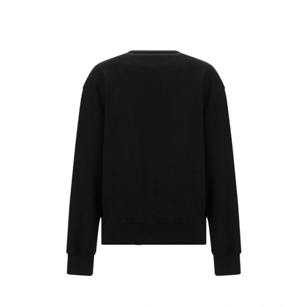 Black Cotton Sweatshirt