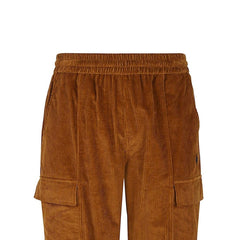 بنطلون قطني بني غير رسمي