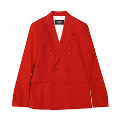 Red Viscose Coat