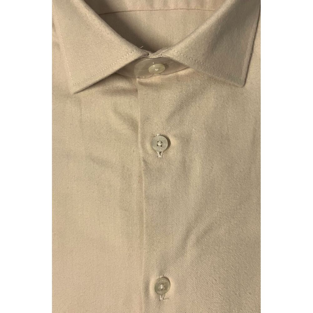 Beige Cotton Shirt