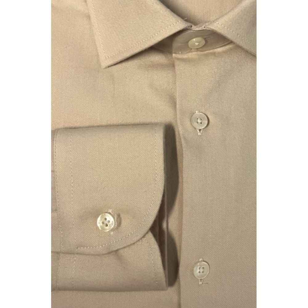 Beige Cotton Shirt