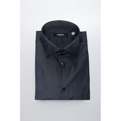 Black Cotton Men Shirt