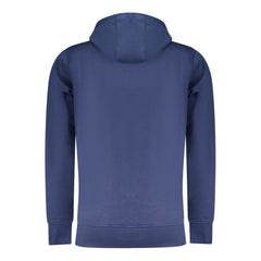 Blue Cotton Men Sweatshirt