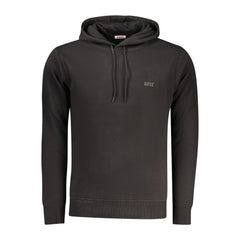 Black Cotton Men's Sweatshirt